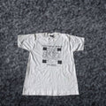 Vintage Screen Stars T Shirt White Short Sleeve Unisex Adults L Funny Graphic Print Brain Ro