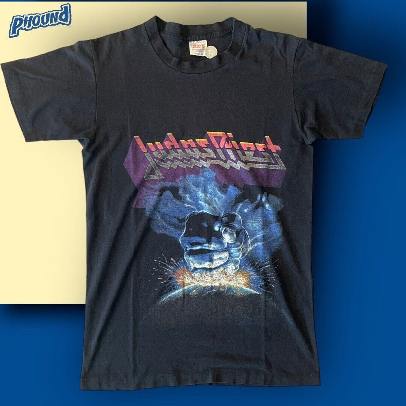 Vintage Vtg 1988 Judas Priest Ram It Up Shove It Down T Shirt Rock M Hoodie, Sweatshirt | FlexRushtees.com