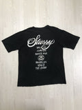 Stussy X Vintage Vintage Stussy Tee World Tour Distressed Made In Usa Hoodie, Sweatshirt | FlexRushtees.com