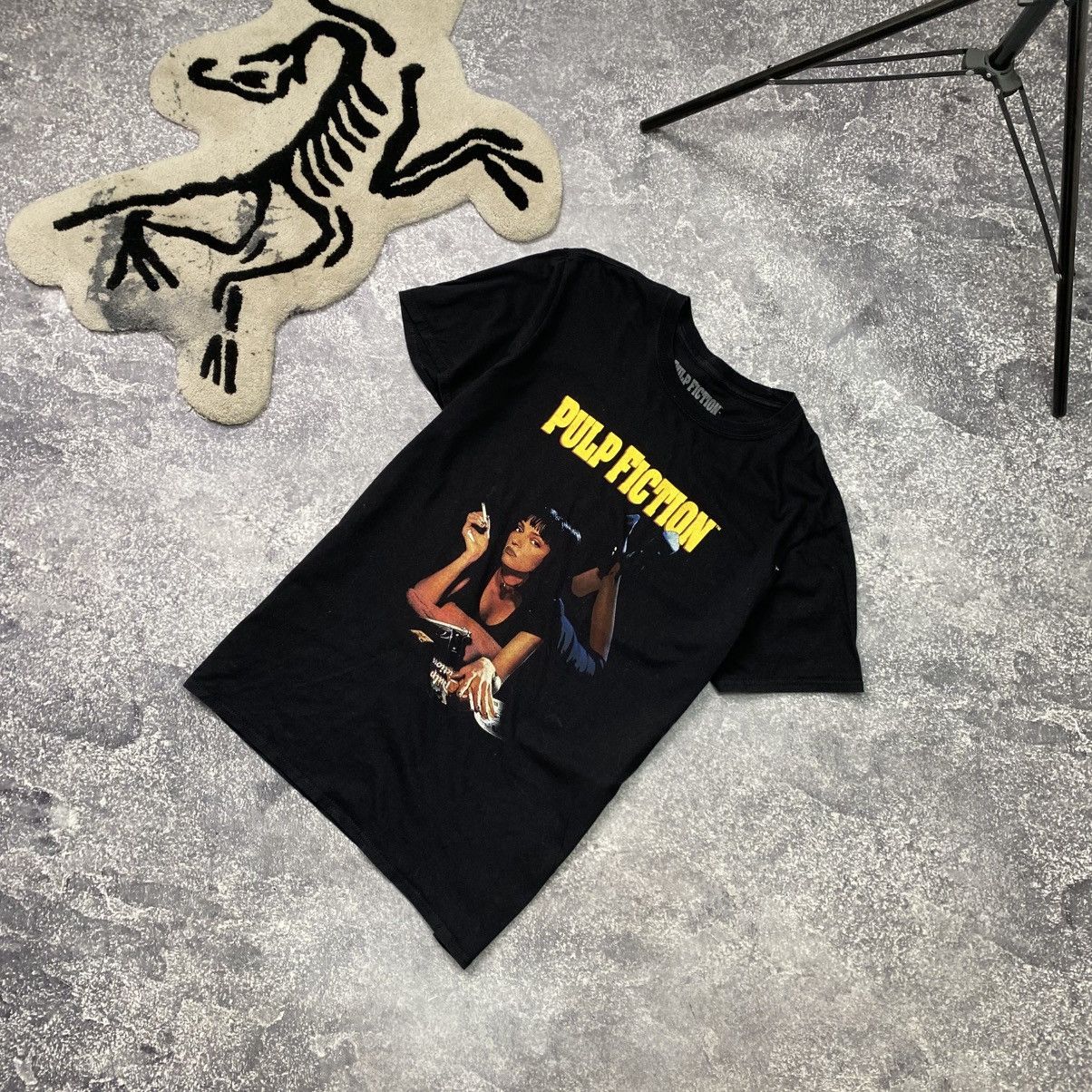 Band Tees Vintage Pulp Fiction Big Logo Ledy Rare Movie Tee