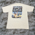 Nasa Vintage Cotton Expressions Nasa Shirt Crew Neck Short Sleeve M Gray 1990s Space Hubble Mission