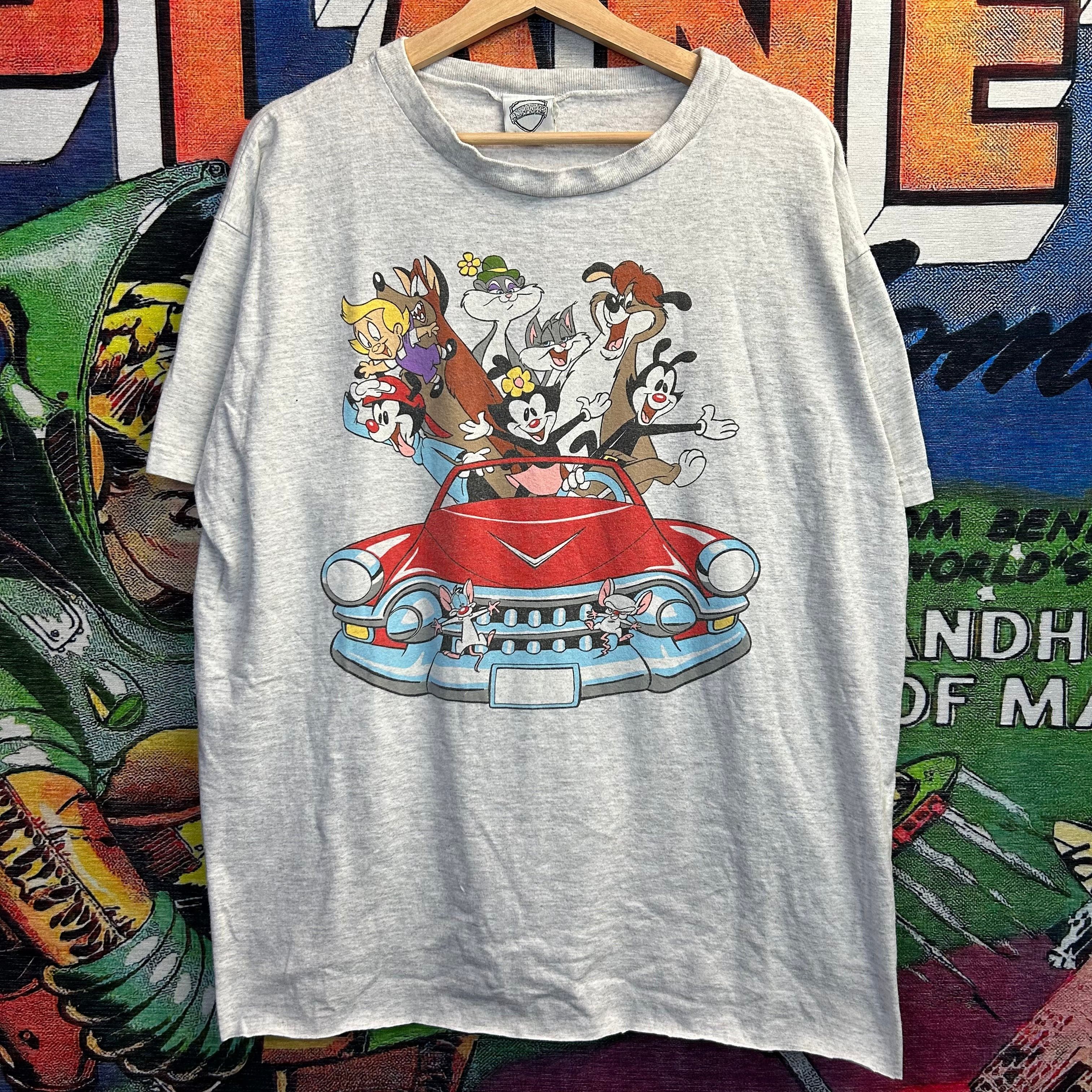 Vintage 90 S Animaniacs Cartoon Tee Size Xl Hoodie, Sweatshirt | FlexRushtees.com