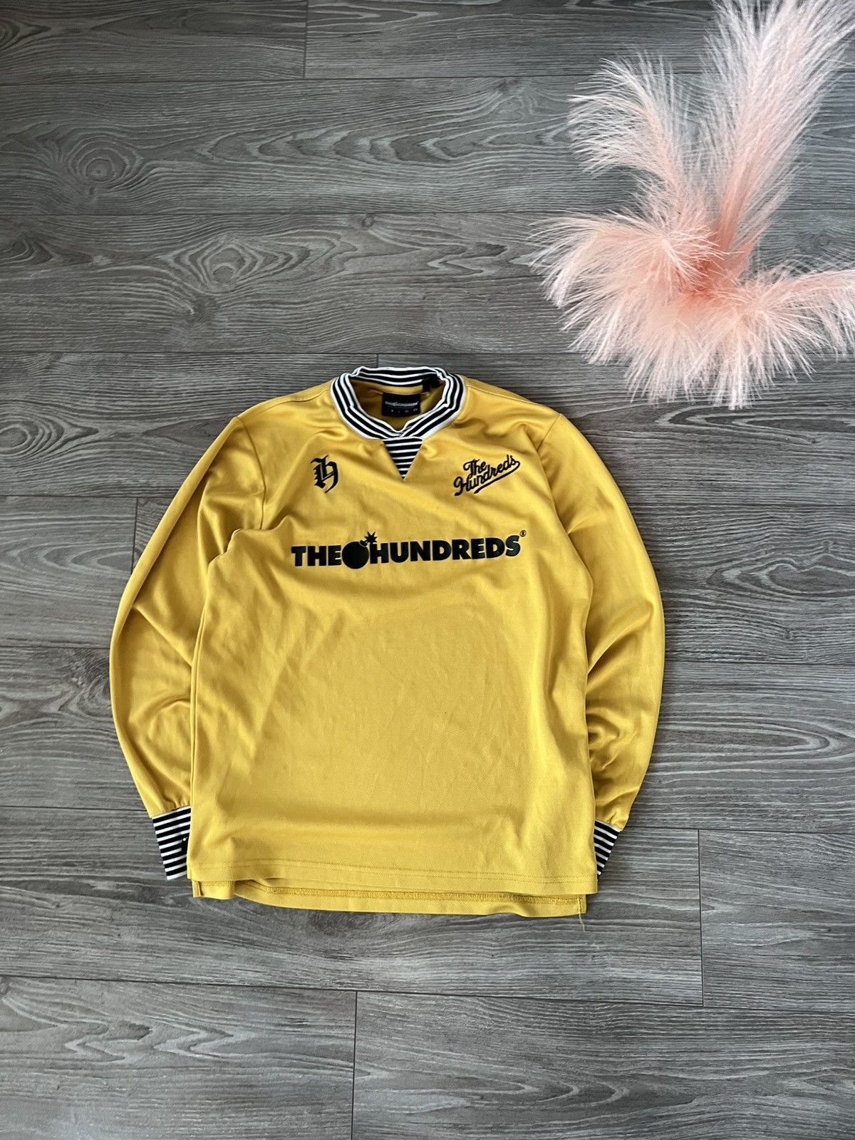 Hundreds The Hundreds Big Printed Back Logo Jersey Style Tee Hoodie, Sweatshirt | FlexRushtees.com