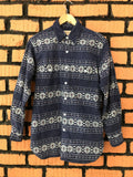 Plus Beams Boy Cotton Flannel Aztec Tribal Shirt