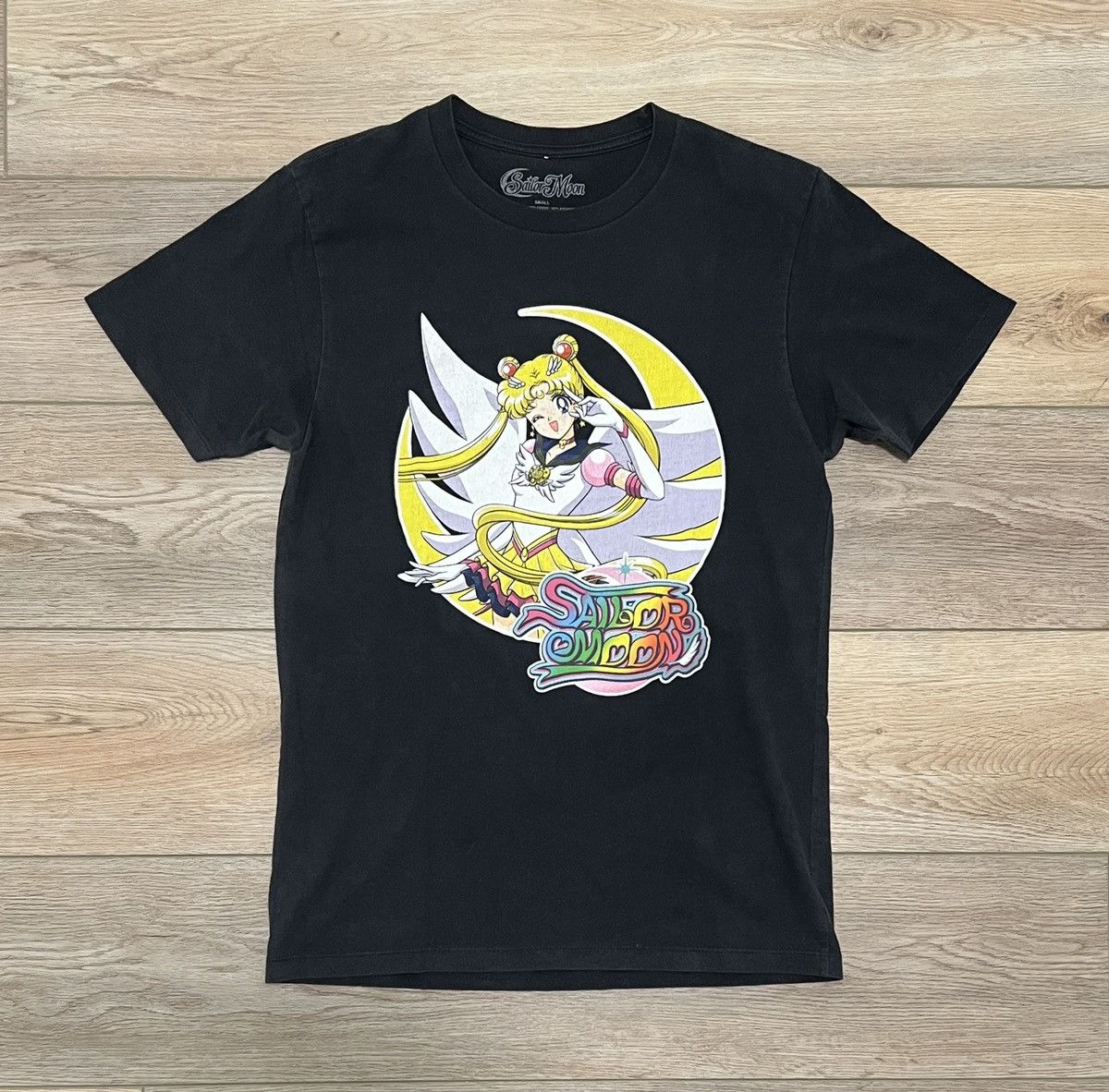 Vintage Sailor Moon Anime Rainbow Graphic Tee Hoodie, Sweatshirt | FlexRushtees.com