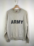 Vintage Jerzees Sweatshirt Army Crewneck