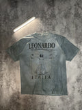 90s Vintage Leonardo Da Vinci Anatomy Italia Og Art Tee Hoodie, Sweatshirt | FlexRushtees.com