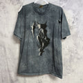 The Mountain Vintage 90s The Mountain Thrashed T Shirt Mens Xl 22x29 Gray Hoodie, Sweatshirt | FlexRushtees.com