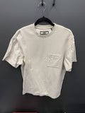 Kith Oversized Pocket T Shirt White Embossed Logo Hoodie, Sweatshirt | FlexRushtees.com