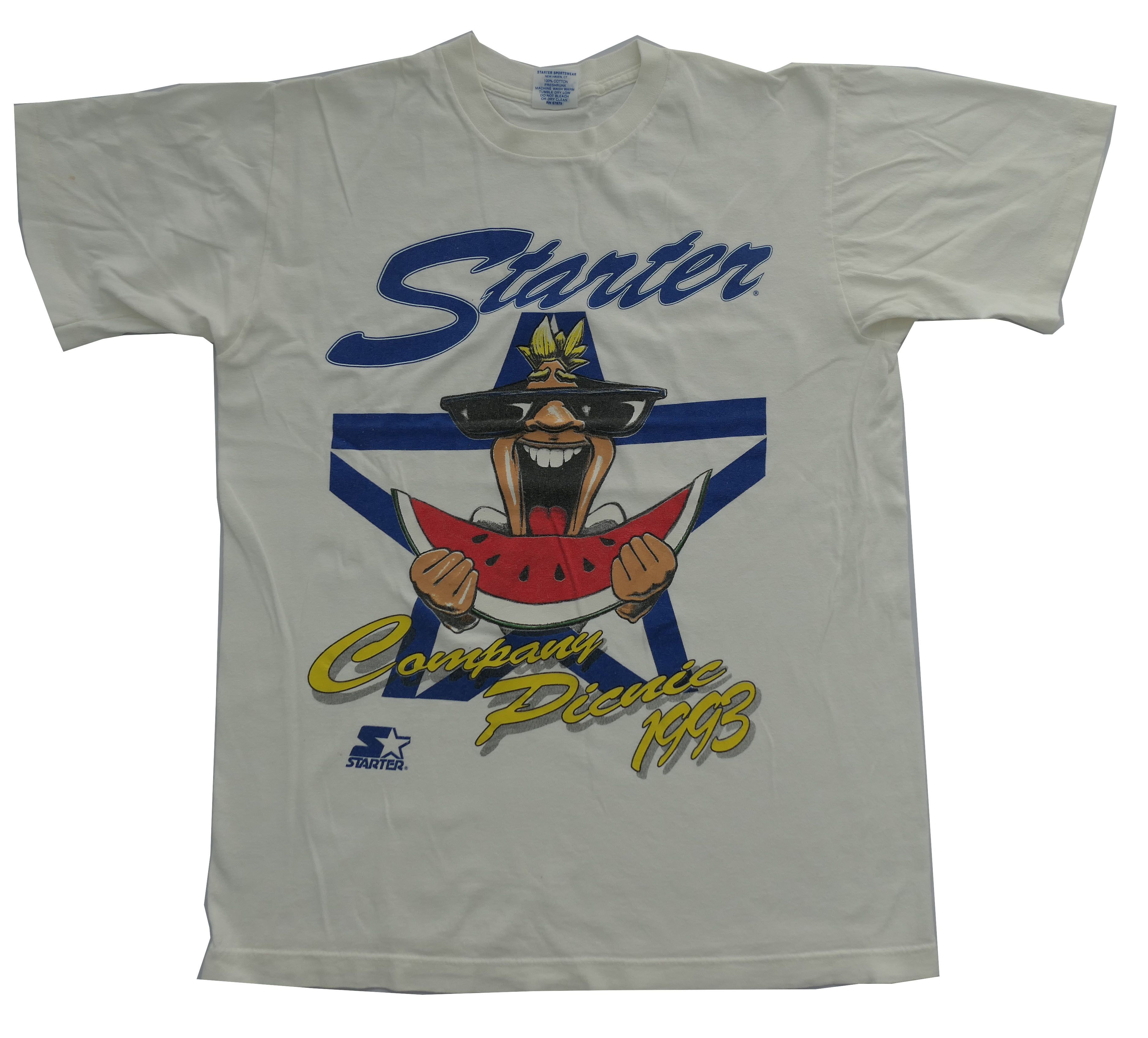 Vtg Starter T Shirt Company Picnic 1993 Men S Small