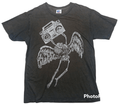 Vintage Junk Food Led Zeppelin Angel Skeleton With Beatbox T-Shirts, Hoodie, Sweatshirt | FlexRushtees.com