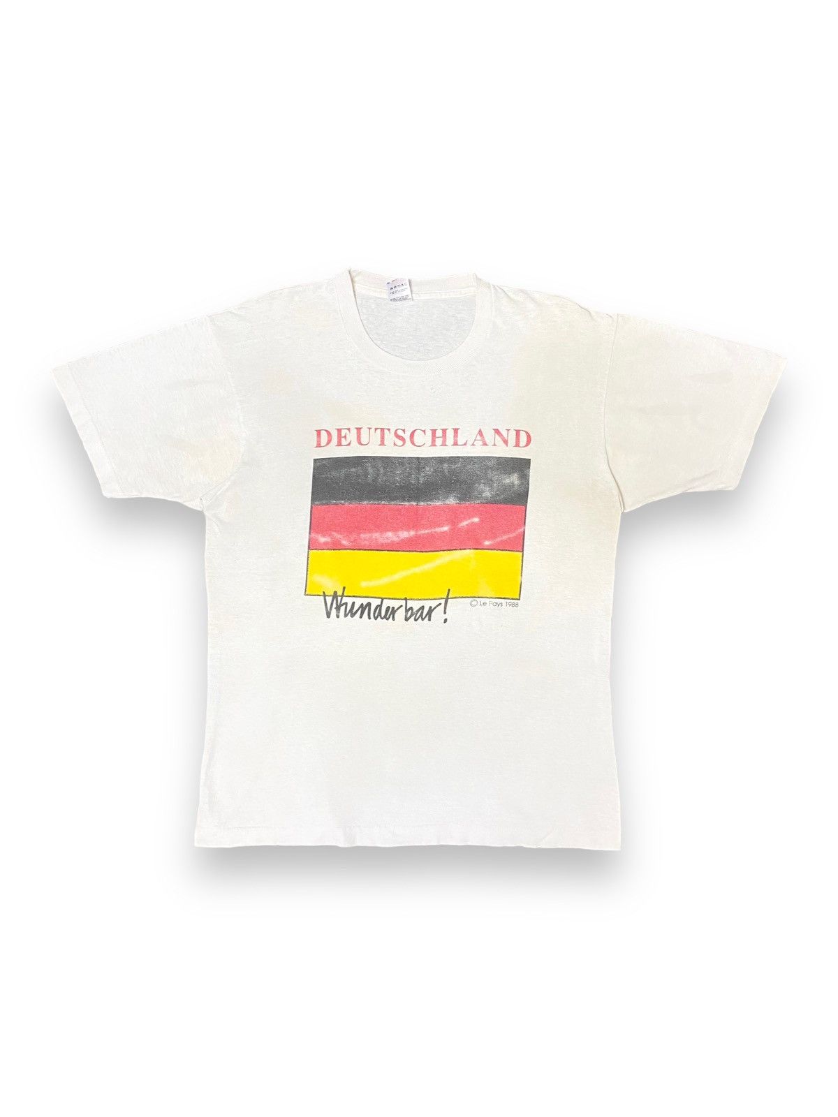Vintage Fruit Of Loom Deutschland Le Pays 1988 Wunder Bar