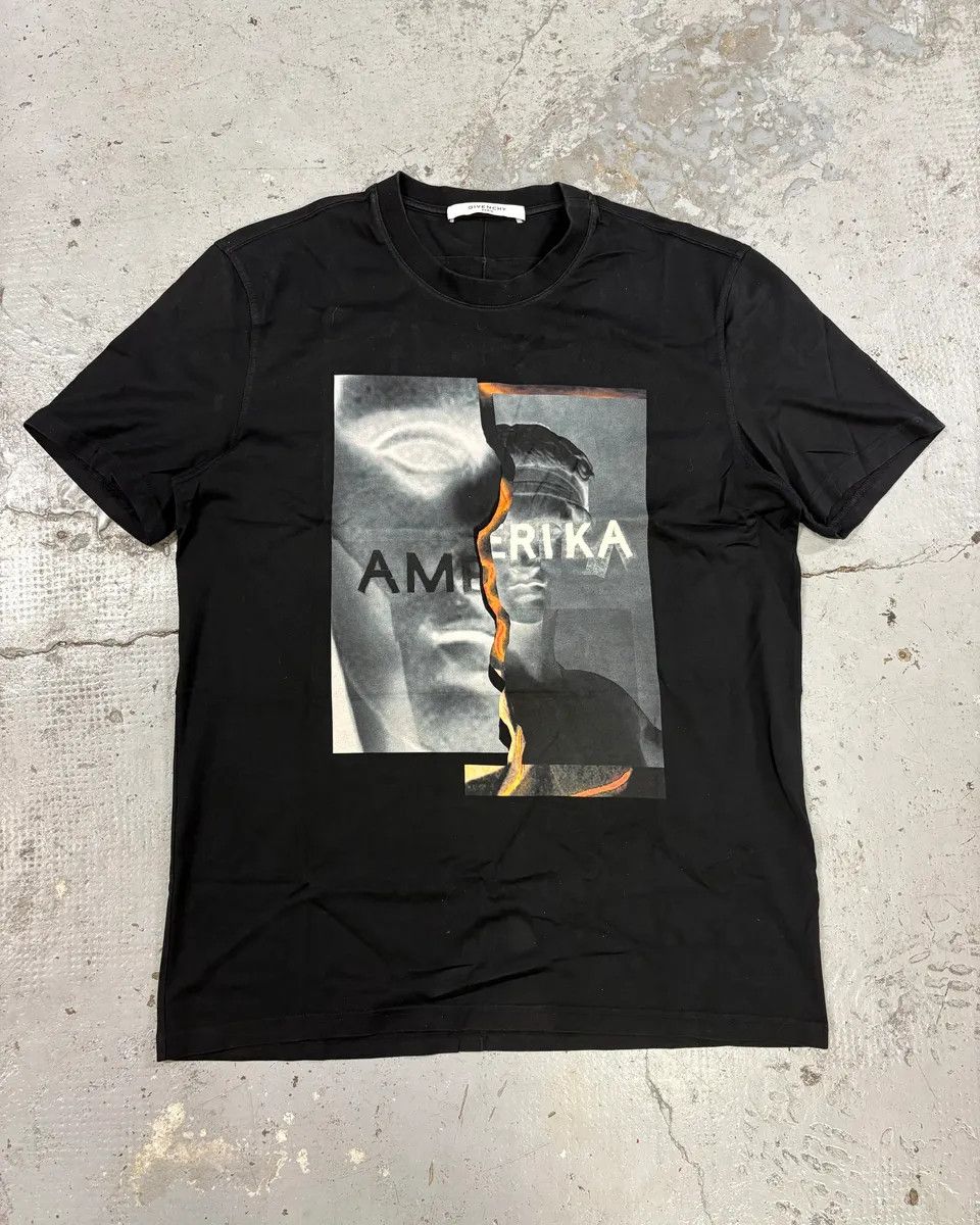 Ss2015 Givenchy Amerika Black T Shirt By Riccardo Tisci Hoodie, Sweatshirt | FlexRushtees.com