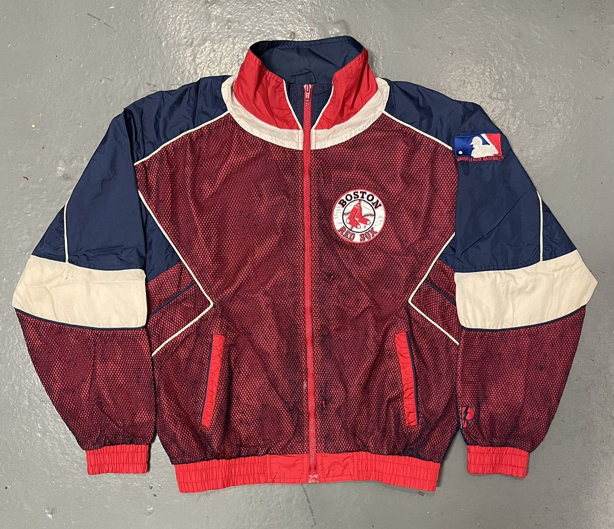 Pro Player X Vintage Vintage Boston Red Sox Mesh Windbreaker
