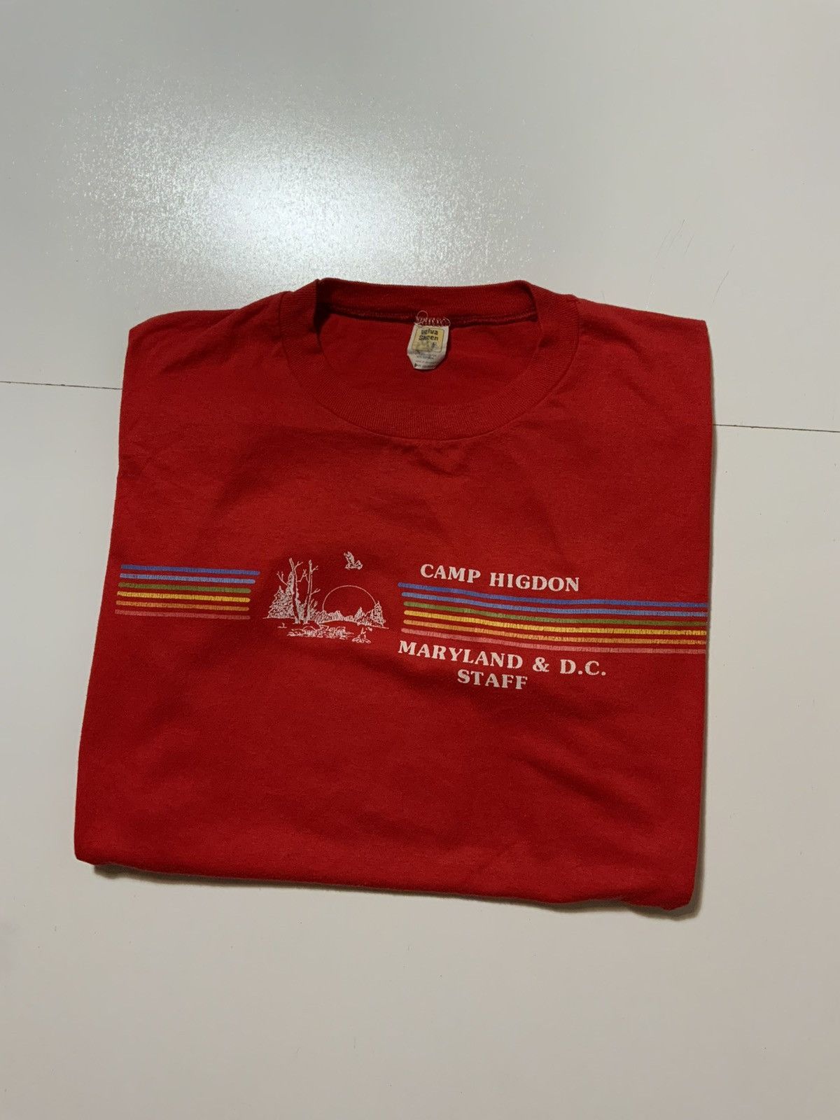 Vintage Velva Sheen Camp Higdon Maryland D C Staff T Shirt Hoodie, Sweatshirt | FlexRushtees.com