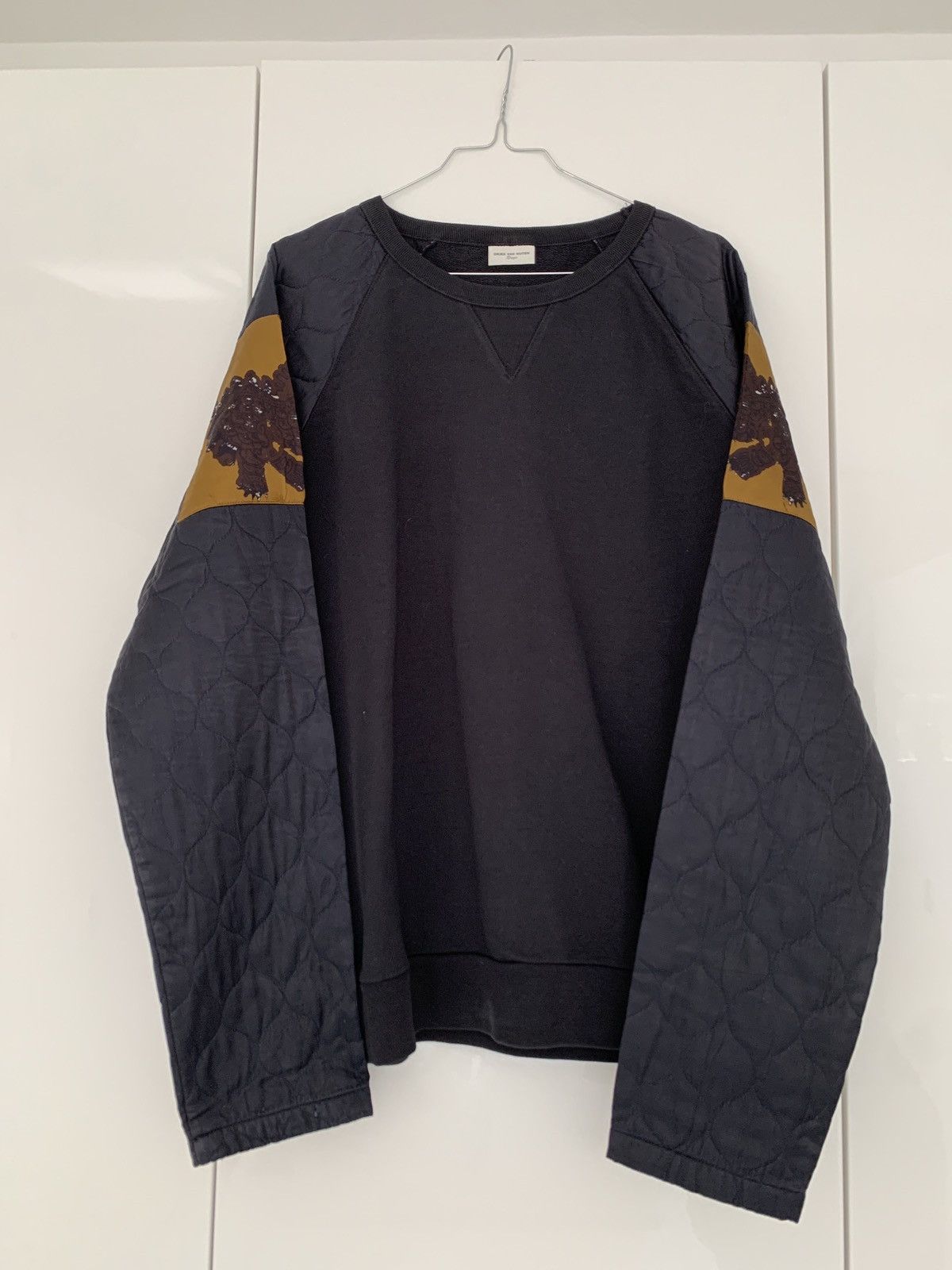 Dries Van Noten Padded Sleeves Sweatshirt T-Shirts, Hoodie | FlexRushtees.com