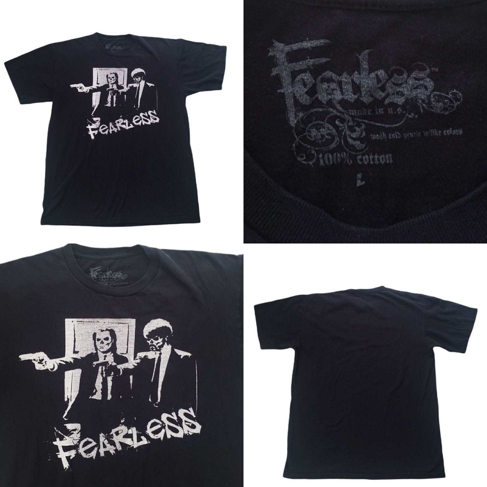 Other Rare Pulp Fiction Fearless Iconic Movie Tee Tshirt Large