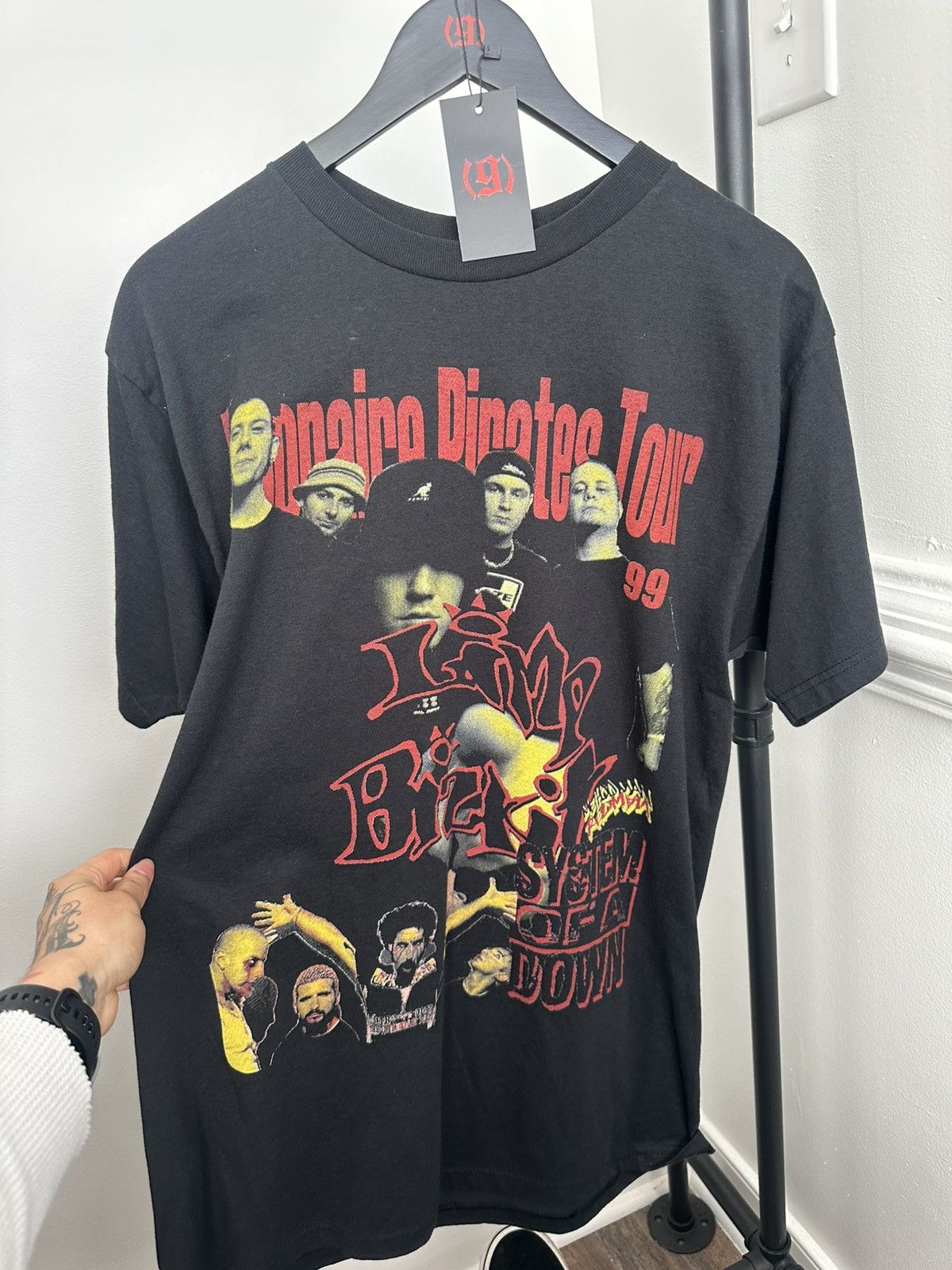 Vintage Limp Bizkit System Of A Down Billionaire Pirates Tour 1998 T-Shirts, Hoodie, Sweatshirt | FlexRushtees.com