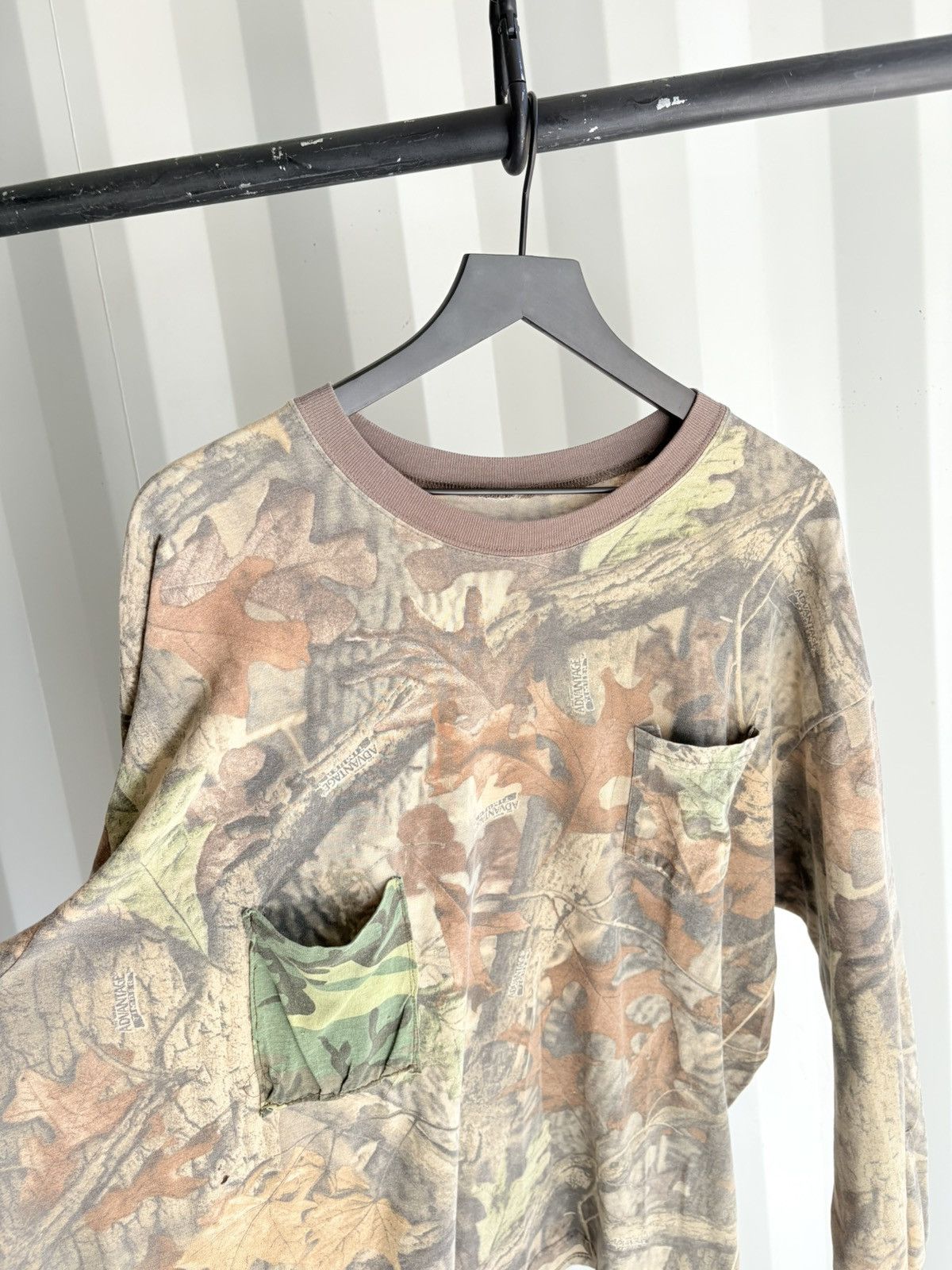 Vintage Thrashed Sun Faded Camo Shirt Distressed Band Tee Erd Grunge Hoodie, Sweatshirt | FlexRushtees.com