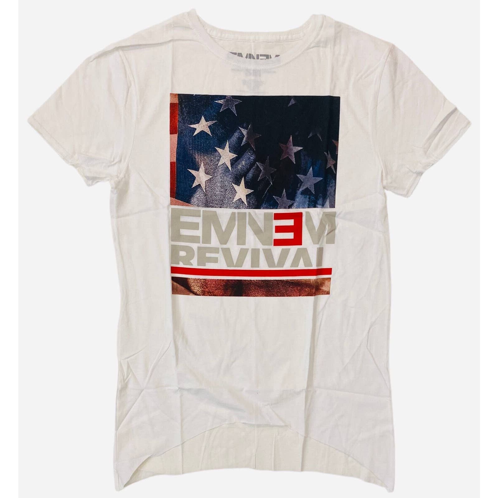 Eminem Revival Usa Flag Drop Tail Cap Sleeve Tee T Shirt Hoodie, Sweatshirt | FlexRushtees.com