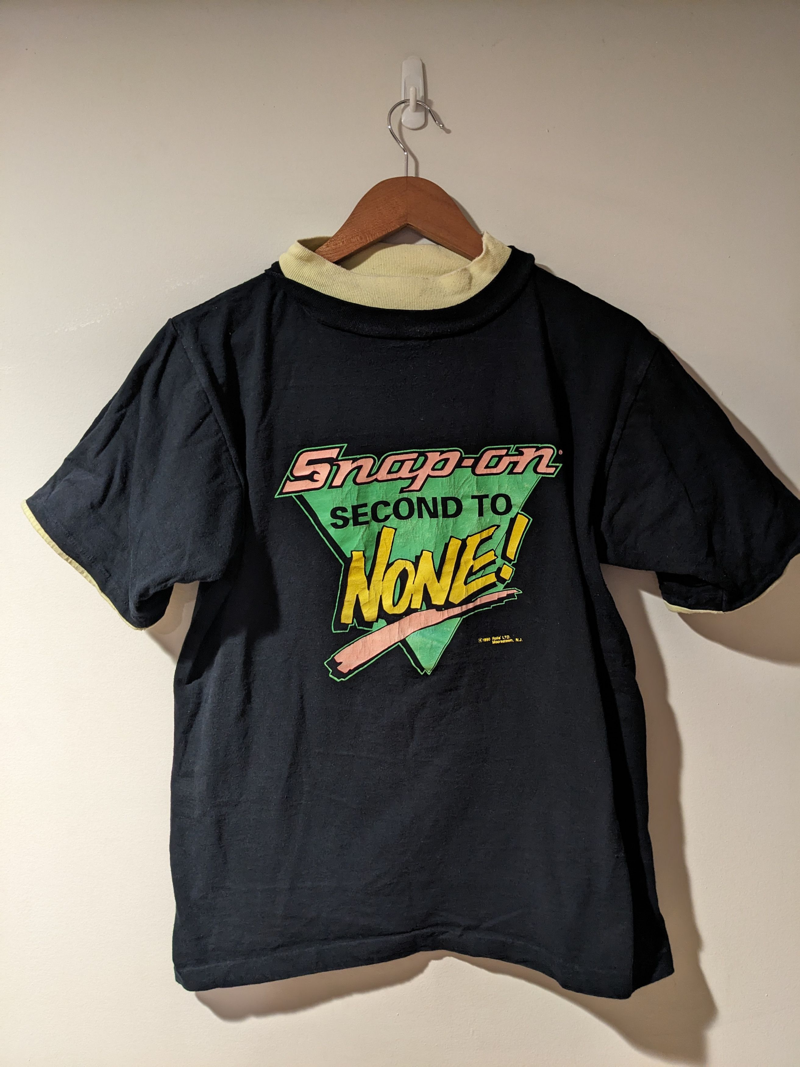Vintage 1990 Snap On Tools Second To None Two Tone T Shirt Hoodie, Sweatshirt | FlexRushtees.com