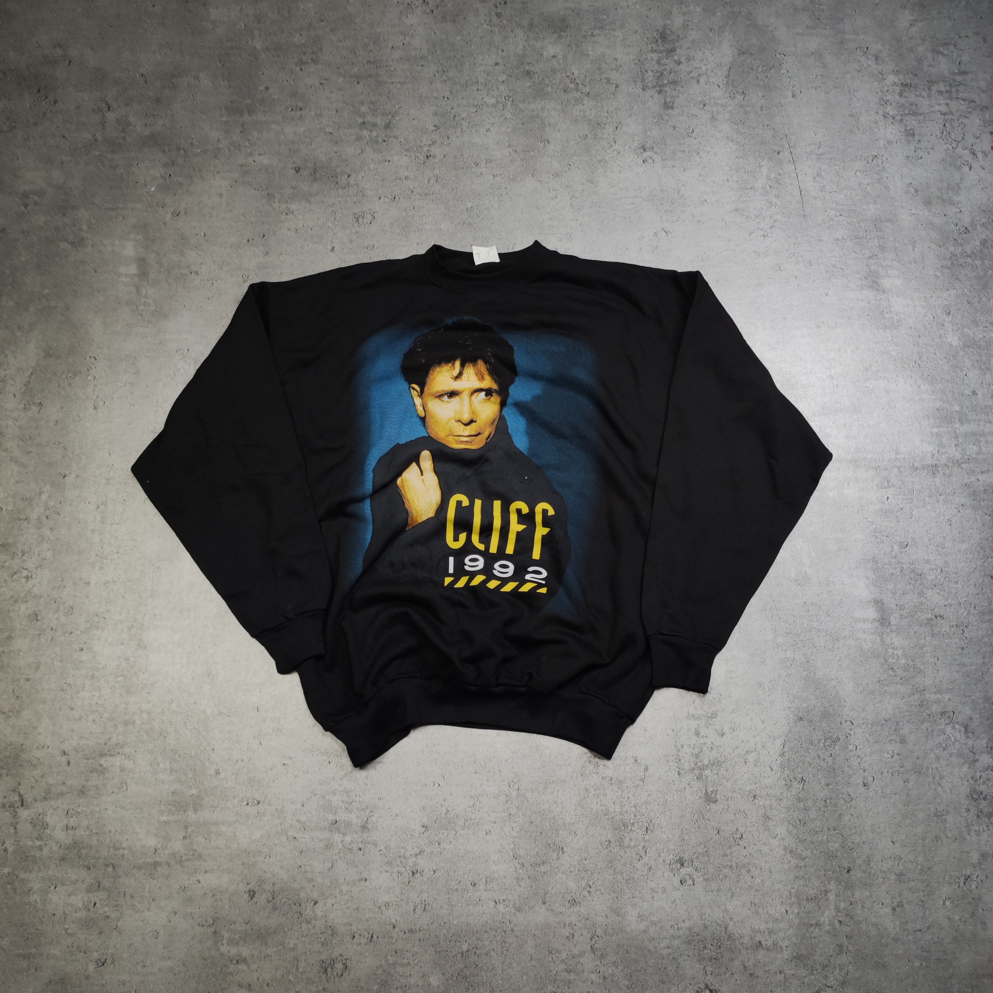 Vintage Rare Cliff Richards 1992 European Tour Merch Crewneck T-Shirts, Hoodie, Sweatshirt | FlexRushtees.com