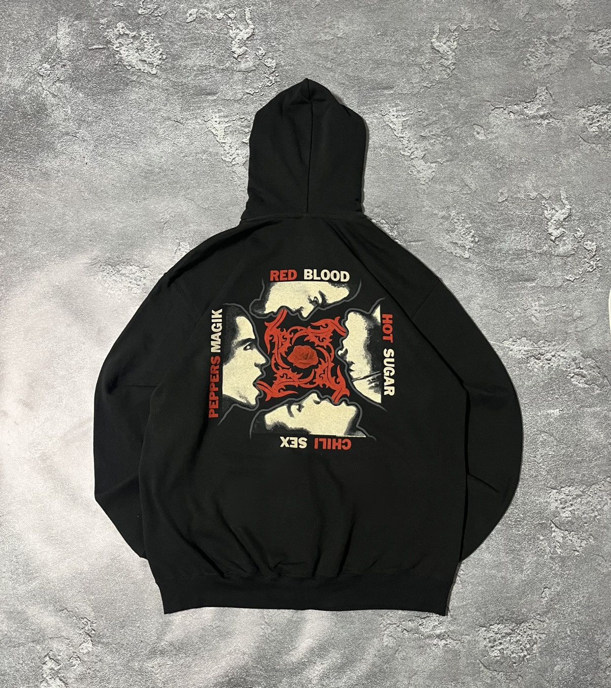 Vintage Red Hot Chili Peppers Black Zip Zip Hoodie T-Shirts, Sweatshirt | FlexRushtees.com