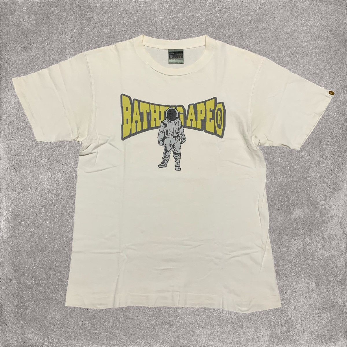 Bape Medium Astronaut Space Bathing Ape White Tee Vintage
