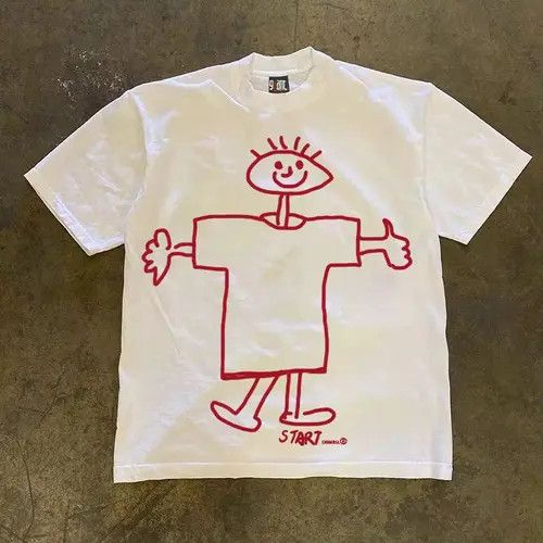 Other White Street Retro Casual Boy Print T Shirt Hoodie, Sweatshirt | FlexRushtees.com