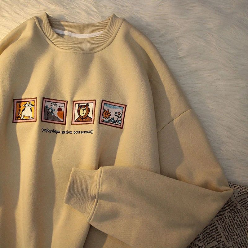 Vintage Y2k Winter Round Neck Sweatshirt T-Shirts, Hoodie | FlexRushtees.com