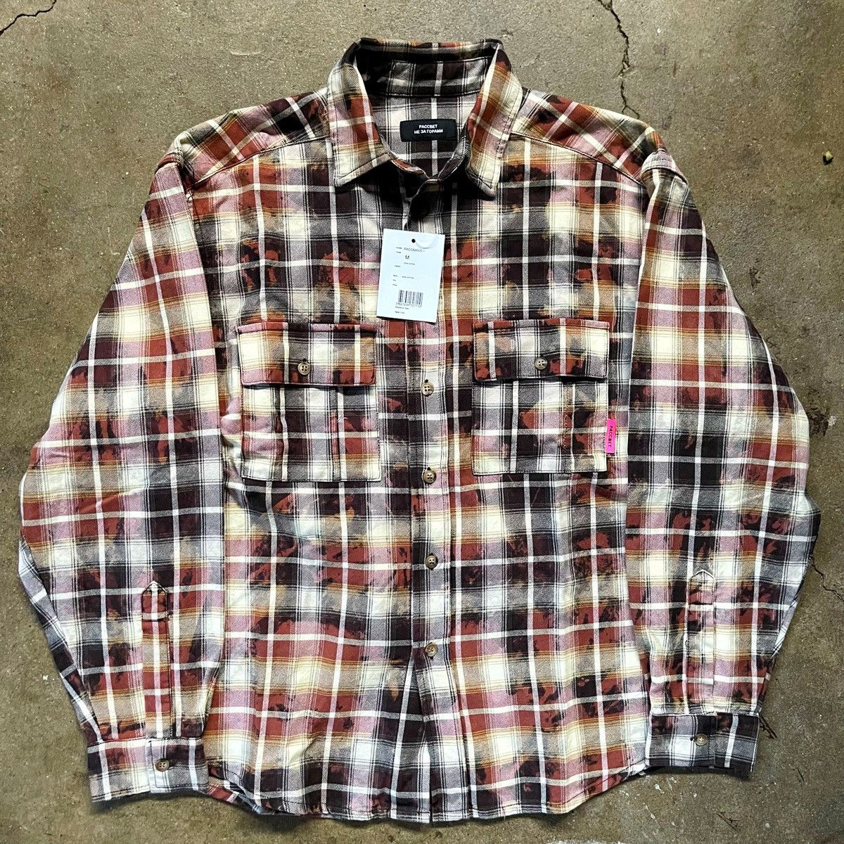 Gosha Rubchinskiy Paccbet Ss21 Oversized Bleach Shirt