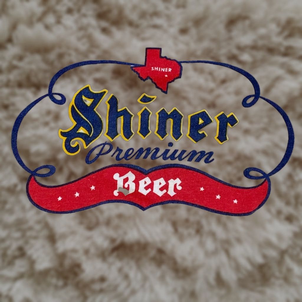 Sheen Vintage Velva Sheen T Shirt 70s Shiner Premium Beer Texas Graphic Xl White Cotton Polyes