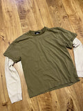Stussy Tee Longsleeve Green Hoodie, Sweatshirt | FlexRushtees.com
