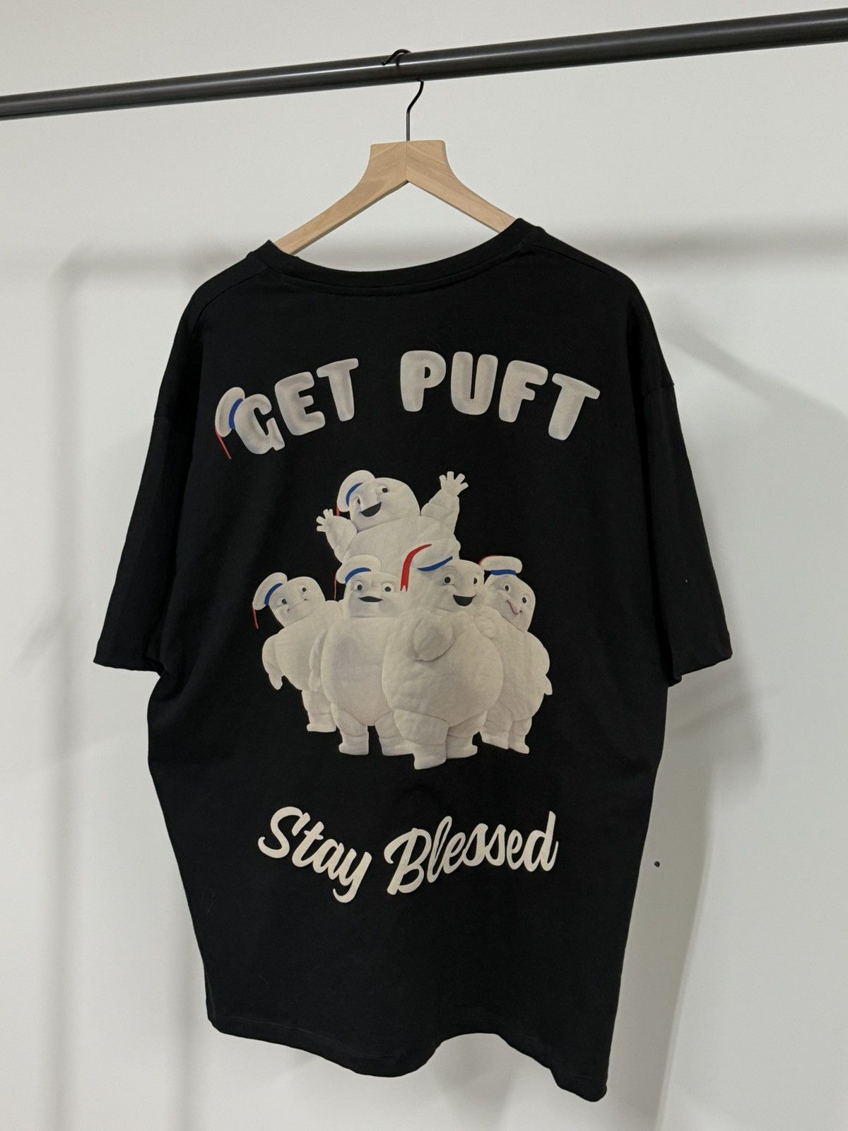 Other Ghostbusters Ehplabs Puft Ghost Oversized Tee Xl Black Hoodie, Sweatshirt | FlexRushtees.com