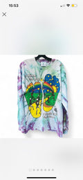 Ceramics Online Ceramics Tie Dye Long Sleeve Ripple Dead Lot Tee Hoodie, Sweatshirt | AU16VibeMintTees.com