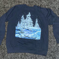 Vintage Sun Sun Crewneck Sweatshirt Men 2xl Black Winter Christmas 80s 90s Holiday Snow T-Shirts, Hoodie | FlexRushtees.com