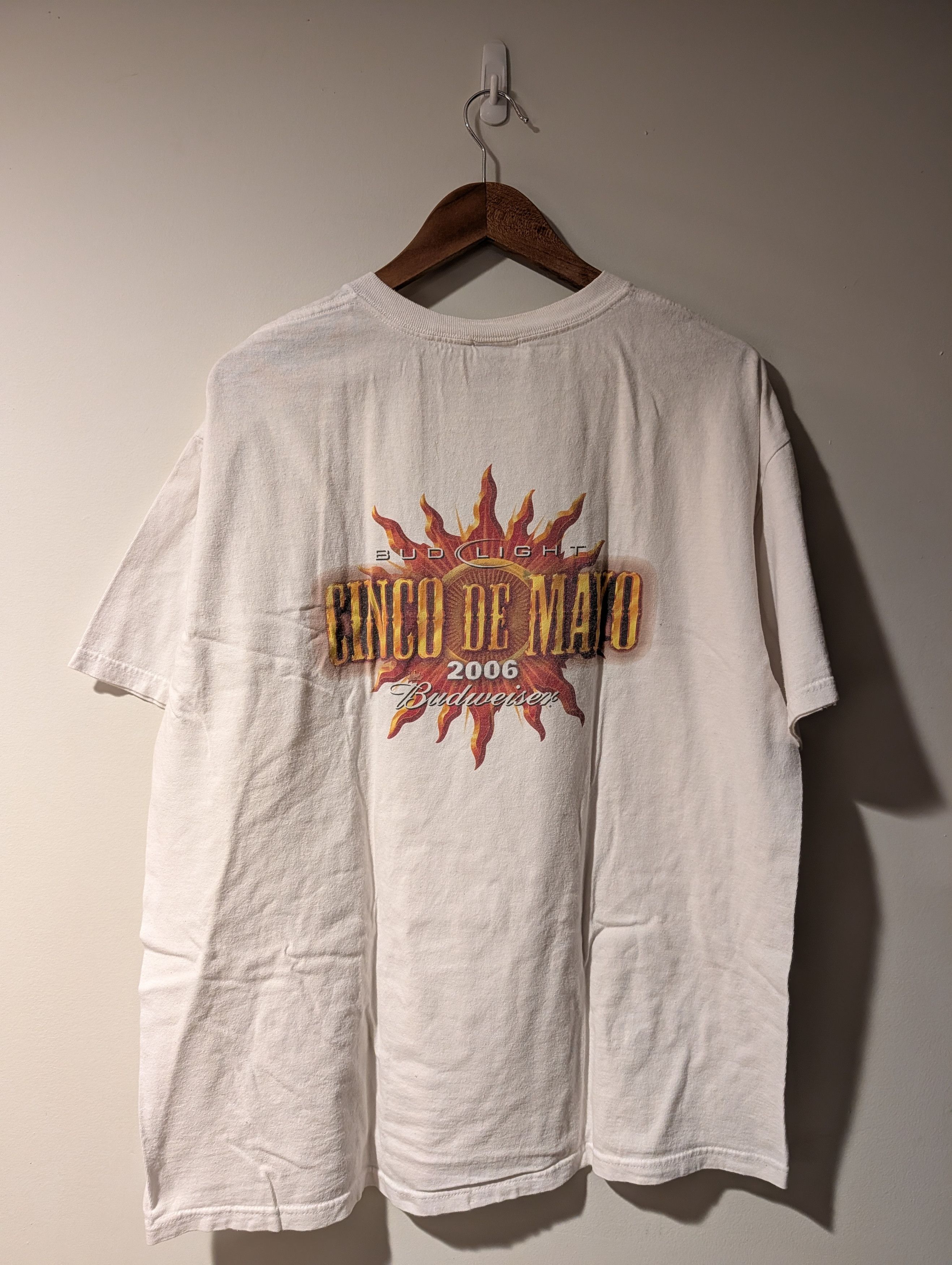 Budweiser Vintage 2006 Bud Light Cinco De Mayo Beer Budweiser T Shirt Hoodie, Sweatshirt | FlexRushtees.com