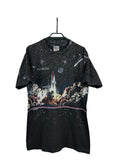 Vintage Florida Nasa Kennedy Space Over Print Shirt Tee Rare