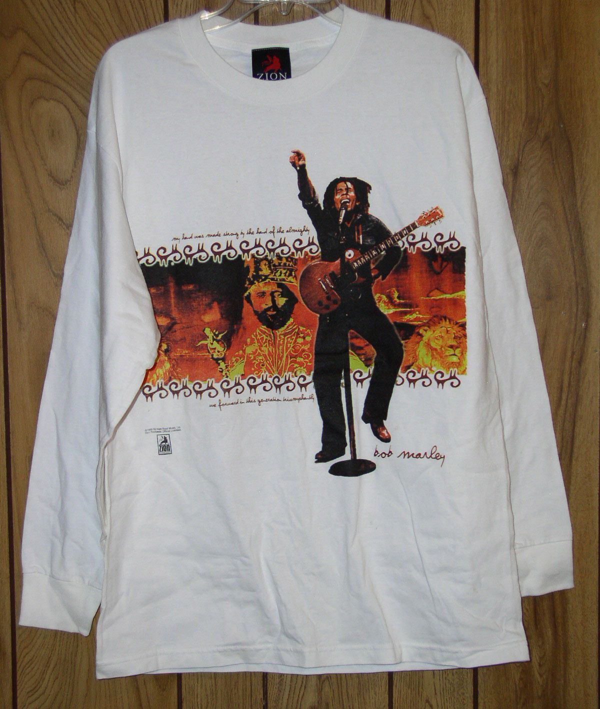 Zion Rootswear Bob Marley Shirt 1999 Long Sleeve Zion Hope Road Music Hoodie, Sweatshirt | AU16VibeMintTees.com