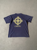Vintage 90 S Irish Celtic Cross Graphic Tshirt Chrome Hearts Hoodie, Sweatshirt | FlexRushtees.com