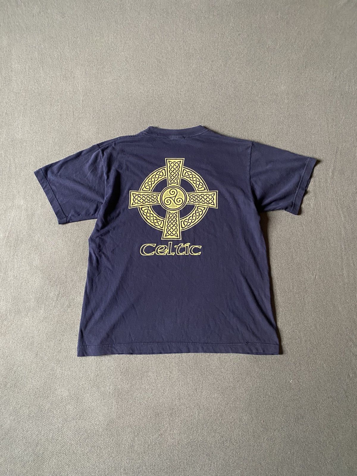 Vintage 90 S Irish Celtic Cross Graphic Tshirt Chrome Hearts Hoodie, Sweatshirt | FlexRushtees.com
