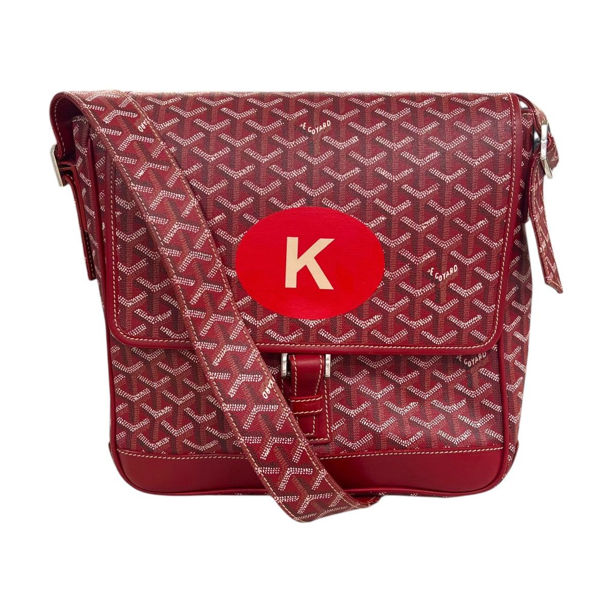 Goyard Grand Bleu Mm Crossbody Messenger Bag
