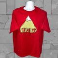Burton Red Mountain T Shirt Mens Large Short Sleeve Cotton Solid Red