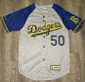 Mlb Dodgers Black Heritage Night Sga Betts Jersey Size Medium