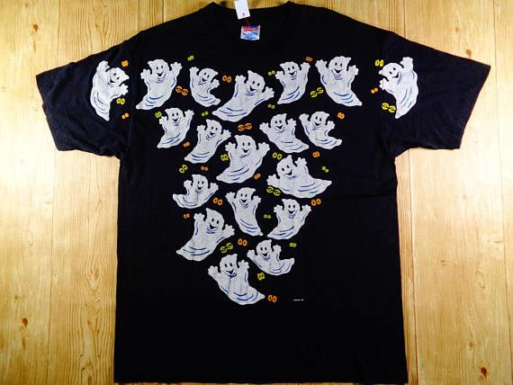 Vintage 1992 Ghostbuster Casper Shirt Rare By Hanes