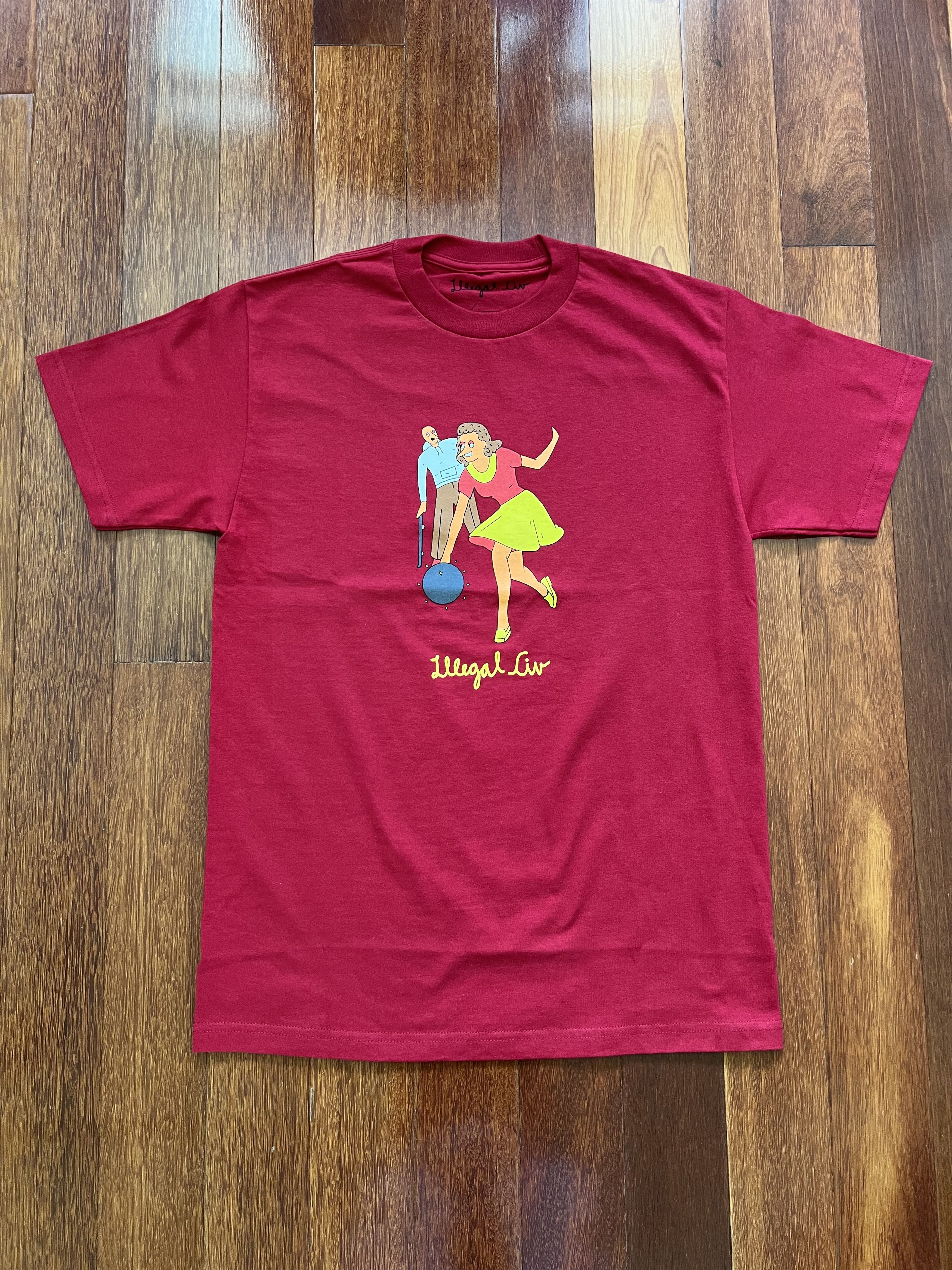 Civilization Illegal Civilization Bowling Red Tee Medium New Hoodie, Sweatshirt | FlexRushtees.com