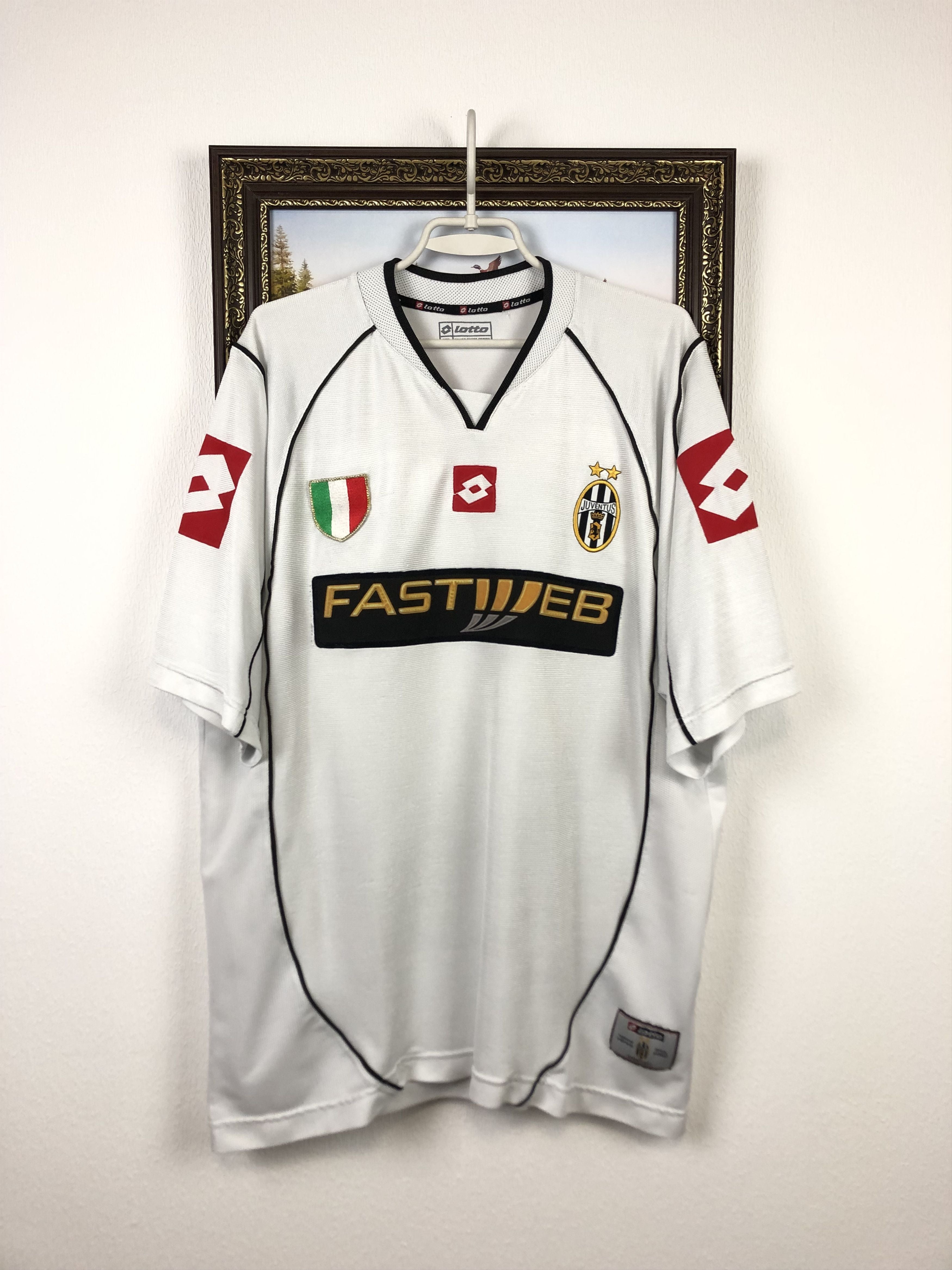 Vintage Juventus Football Shirt 2002 Soccer Lotto Maglia Jersey Rare