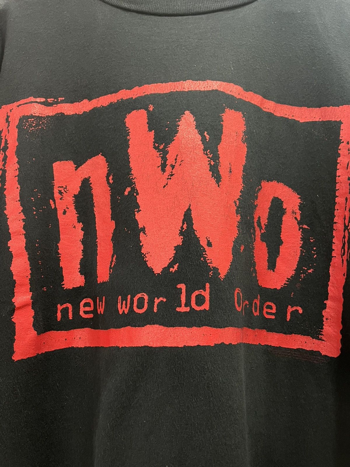 Wcw Nwo X Wwf Vtg New World Order Spellout T-Shirts, Hoodie, Sweatshirt | FlexRushtees.com