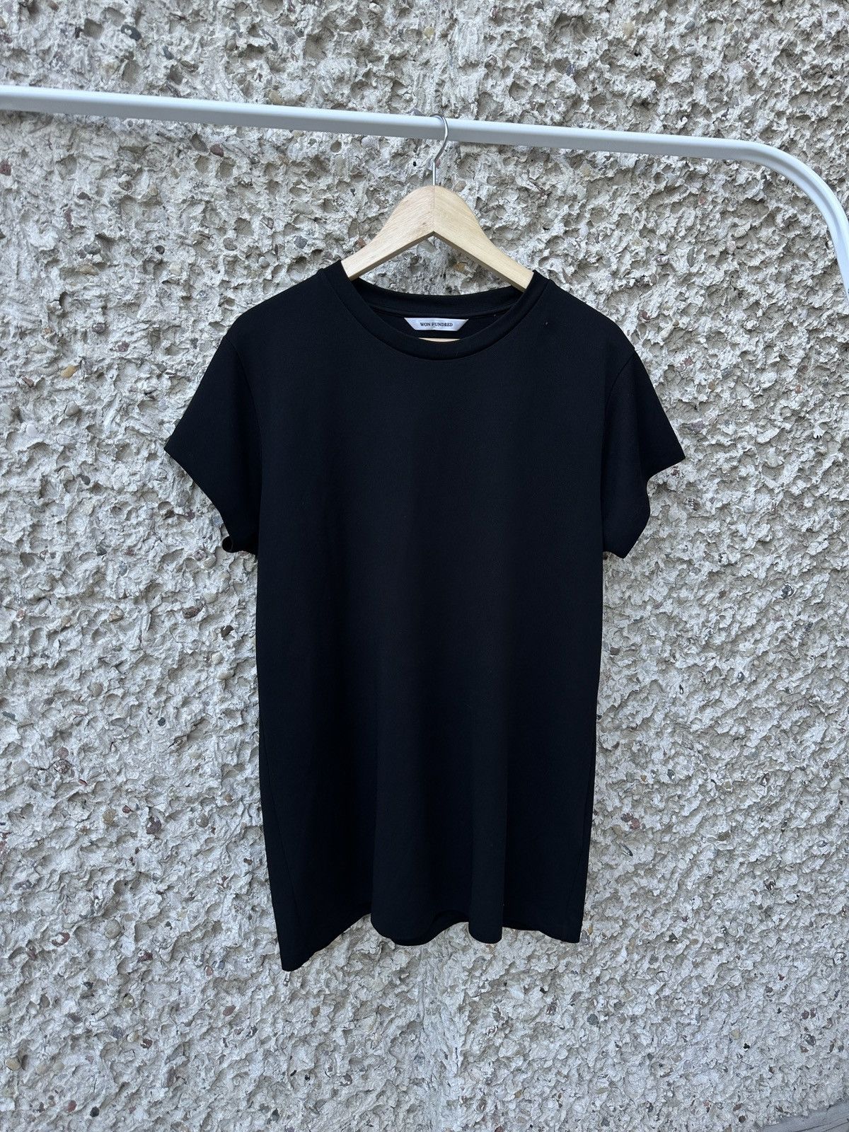 Hundred Won Hundred Black Slim Avant Garde Tee T Shirt Hoodie, Sweatshirt | FlexRushtees.com