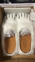 Bravest Studios White Bear Claw Mules
